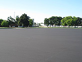 Commercial Parking Lot Asphalt Paving Completed